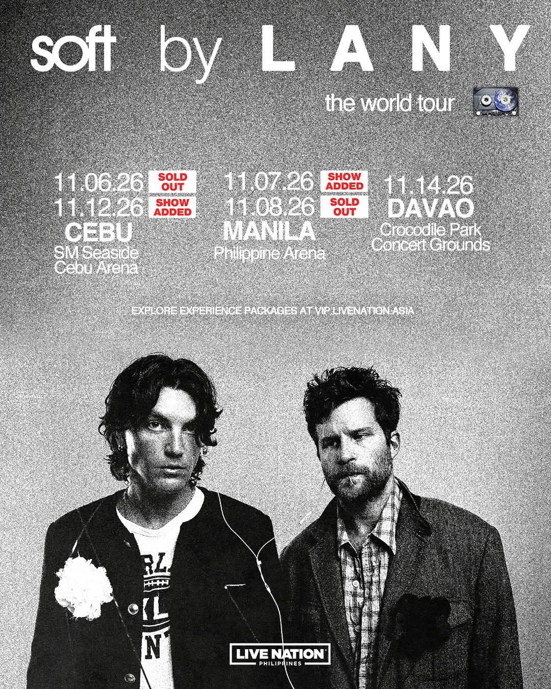 Soft World Tour: LANY Live in Cebu 2026 – CEBU CONCERT SCENE
